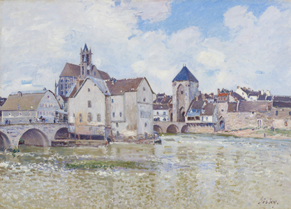 Le Pont de Moret, 1888 (oil on canvas)