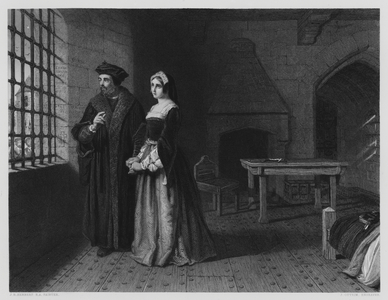 Sir Thomas More, from the picture in the Vernon Gallery (engraving)