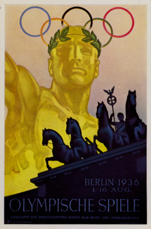 Poster for the 1936 Summer Olympic Games, Berlin, Germany (poster)