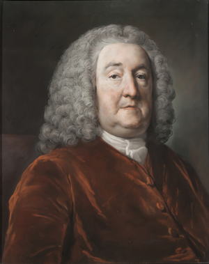 Portrait of Sir Edward Hulse, 1st Baronet, 1757 (pastel on paper)