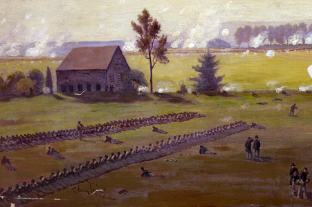 Illustration of Battle of Gettysburg, 1895
