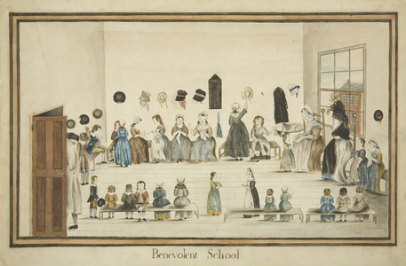 The Benevolent School, c.1795 (w/c & ink on paper)