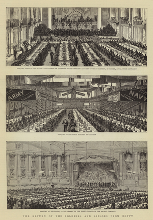 The Return of the Soldiers and Sailors from Egypt (engraving)