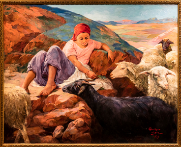 Kabyle shepherdess, 1929 (oil on canvas)