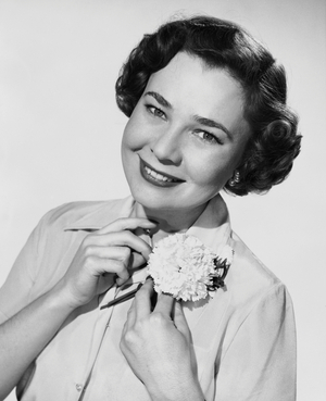 Portrait of a young woman smiling