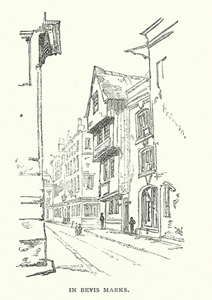 London: In Bevis Marks (engraving)