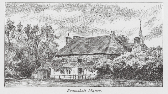 Bramshott Manor (litho)