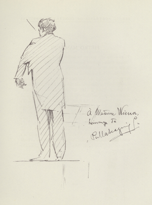 Pietro Mascagni (litho)
