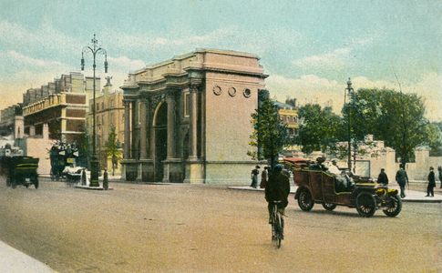 London: The Marble Arch (coloured photo)