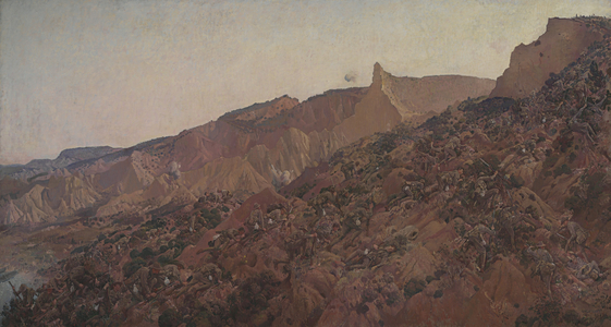 Anzac, the landing 1915, 1917 (oil on canvas)