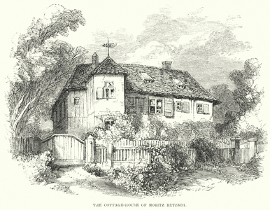 The Cottage-House of Moritz Retzsch (engraving)