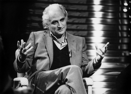 Michel Serres (b/w photo, 1980)