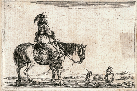 A General on horseback (engraving)