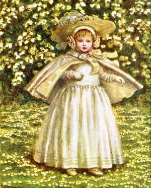 'A baby in white'  by Kate Greenaway