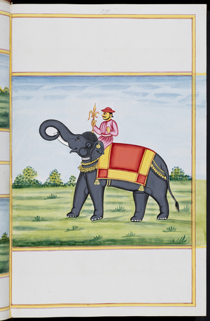 Palakapya' s Gajashastra, Elephant lore, 1974-1978 (illumination)