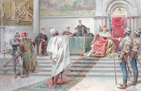 Illustration for Shakespeare's Othello (chromolitho)
