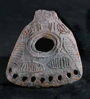 Oil lamp with nine wicks …