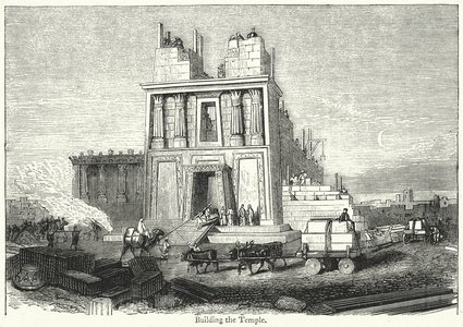 Building the Temple (engraving)