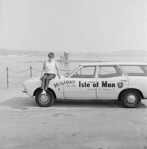 'Holiday in the Isle of Man', August 1973 (b/w photo)