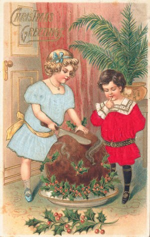 British Christmas card (colour litho)