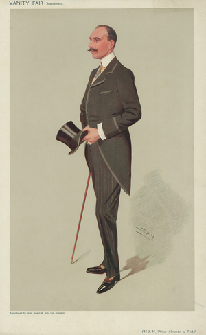 HSH The Duke of Teck (colour litho)