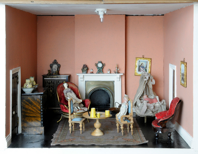 Doll's house, 1880-1900 (mixed media)