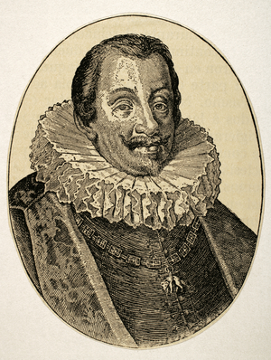 Portrait of Ferdinand II of Habsburg, Holy Roman Emperor (engraving)