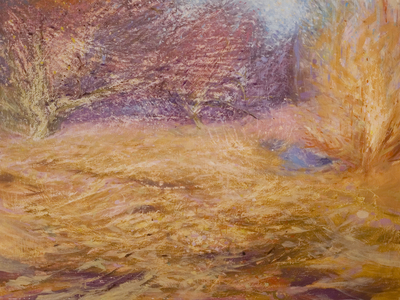 Orchard IV, 1963 (oil on board)