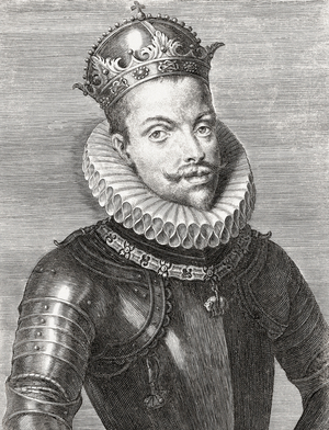 King Philip III of Spain and as Philip II, King of Portugal.  Portrait.
