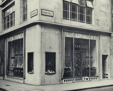 Example of Inscription on Window (b/w photo)