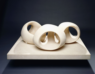 Three Rings, 1966 (rosa aurora marble)