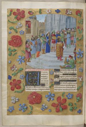 David and musicians
