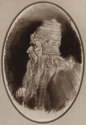 Portrait of King Solomon (litho)
