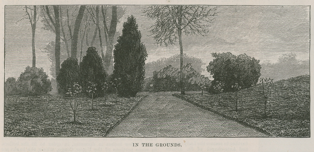 The new public park at Highgate: in the grounds (engraving)