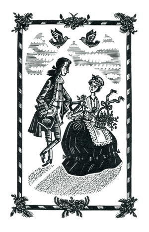 The Proposal, 1953 (wood engraving)