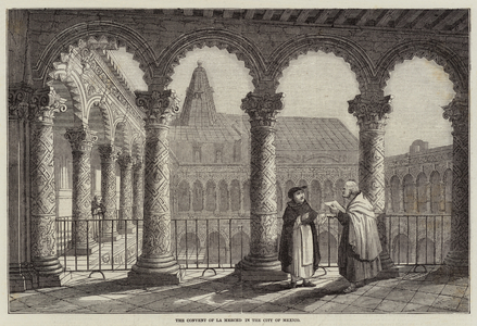 The Convent of La Merced in the City of Mexico (engraving)