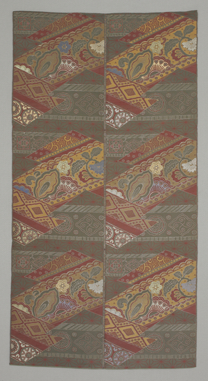 Obi Fragment, 1918-24 (Silk cloth)