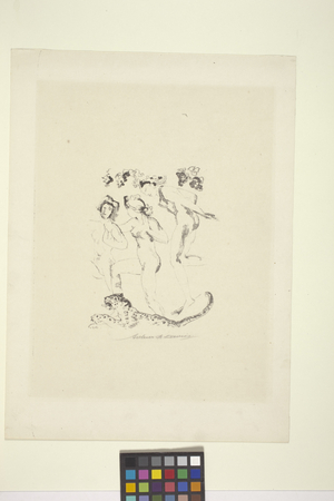 Bacchantes (lithograph)