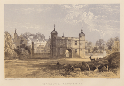 Charlecote, Warwickshire (aquatint)