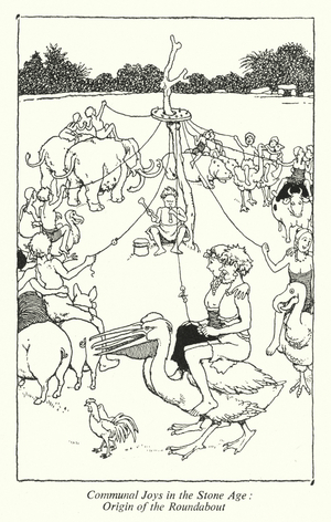 Communal Joys in the Stone Age, Origin of the Roundabout (litho)