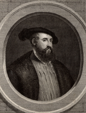 Portrait of Hernando Cortes or Cortez