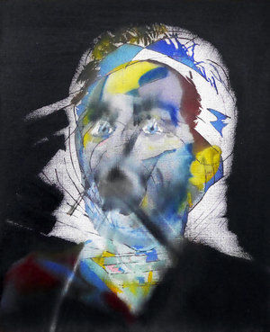 Surautoportrait au hijab, 2017 (oil on canvas)