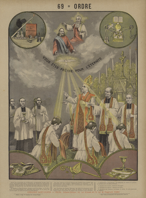 Ordination (colour litho)