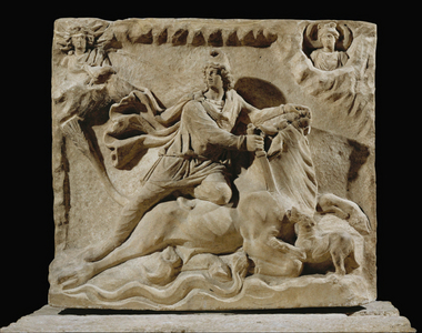 Mithras immolating the bull …