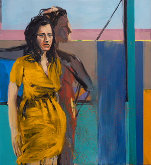 The crossing guard, 2017 (oil on linen)