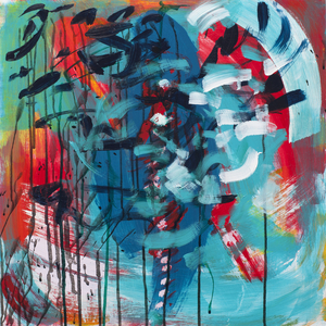 Living Among Trees III, 2017 (acrylic on canvas)