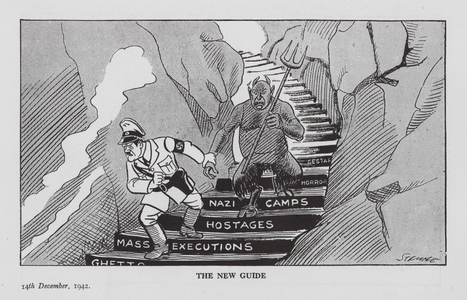 Strube WW2 cartoon (litho)
