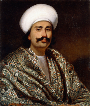Portrait of a Nawab, c. 1856-62 (oil on canvas)