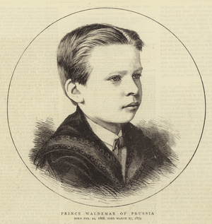 Prince Waldemar of Prussia (engraving)
