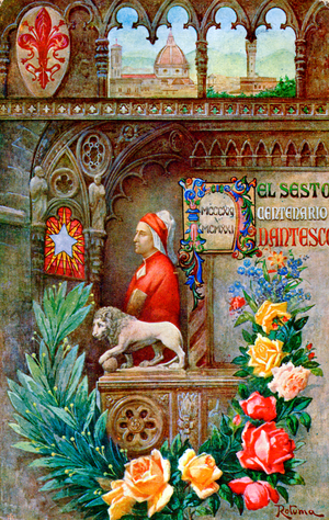 Dante 's Sixth Centenary, 1921 (print)